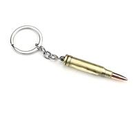 YEHJDSMD Men's Keyrings Bullet Keychains - PUBG videogame inspired Alloy Keychains with Bullet Pendants