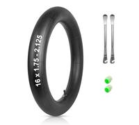 YEHOLDING 16x1.75-2.125 Inner Tube with AV32mm Schrader Valve, 16" Heavy Duty Cycle/Bike Inner Tube Compatible with 16X1.75 16X1.90 16X1.95 16X2.0 16X2.10 16X2.125 Bike Tyre Tubes