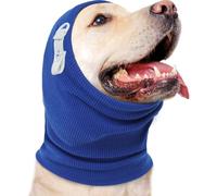YEHOOM Dog Calming Hoodie Ear Wraps for Dogs,Dog Calming Hoodie Anxiety Relief,Protection Dog Fireworks Ear Head Muffs (Blue,Small)