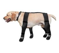 YEHOOM Dog Shoes for Large Dogs,Pet Harness Shoes, Dog Booties Suspenders Pet Suspender Footwear, Adjustable Anti Fall Dog Outdoor Sock Shoes, Dog Suspender Rain Booties for Hot Cold (1PCS,M)
