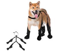 YEHOOM Suspender Boots for Dogs,Dog Suspender Boots Tall Dog Boots Anti-Slip Fall,Dog Paw Boot Waterproof Dog Boots for Snow Day Outdoor Walking (XS)