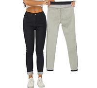 Yehopere Women's Winter Fleece Lined Jeans Slim Fit Warm Skinny High Waist Denim Jeans