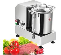 YEHOZZ Electric Vegetable Chopper, Commercial Food Processor, 6L/9L/15L Stainless Steel Multifunctional Meat Grinder Veggie Cutter Mincer,Food Chopper Machine for Potato,Onion,Ginger,Cabbage 6L