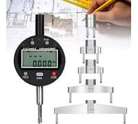 YEHOZZ High Accuracy Radius Gauge, Digital Radius Gauge with 5 Changeable Measuring Jaw, 5-700mm Radius Range, Metric/Imperial Conversion, HD Display Screen, For Measurement