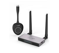 YEHUA 4K HDMI Wireless Transmitter and Receiver, YEHUA 5G Wireless HDMI Extension Kit 164FT/50M Streaming Camera, PC, Laptop, PS5, Blu-Ray to Monitor, Projector Suitable for School Church Office