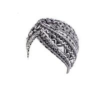 YEHUDAF LEE Chemo Headwear - Soft Elastic Turbans for Women, Stylish Headscarf for Women (Comfy&Floral Designs) (UK, Alpha, One Size, 4)