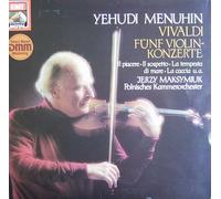 Yehudi Menuhin - 5 Violinkonzerte von Antonio Vivaldi [Vinyl LP] [Schallplatte]