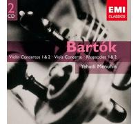 Yehudi Menuhin - Bartok: Violin Concerto Nos.1 & 2. Viola Concerto Etc. (2CDS) [Japan CD] TOCE-16258
