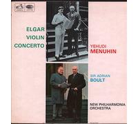 Yehudi Menuhin, Sir Adrian Boult, New Philharmonia Orchestra - ALP 1456 YEHUDI MENUHIN Elgar Violin Concerto LP