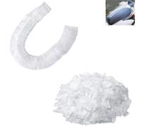 YehVeh 10 Pack Disposable Motorcycle Seat Rain Cover Waterproof Plastic Dust Cap Wrap Protector Pocket Compact Raincoat Raincover for Electric Bike Saddle Seats Motorbike Ebike Scooter