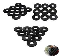 YehVeh 100 Pack Seal Ring Sponge Pad Foam Gasket Sound Insulation Spacer Shockproof Washer for Car Door Trim Panel Retainer Clips Buckle Bumper Fastener