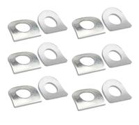 YehVeh 12 Pack Motorcycle Foot Peg Spring Washer Universal Gasket for Harley Davidson Softail Dyna CVO Sportster 883 1200 FootPeg Footrest Pin Bolt Rider Passenger Mount Rest Pedal Pads