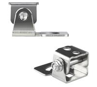 YehVeh 2 Pack Motorcycle Driving Light Mount Bracket Adjustable Stand Holder Plates for Moto Spotlight Headlight Led Auxiliary Pods Light Fog Lights ATV Truck Dirt Bike Off Road SUV Boat