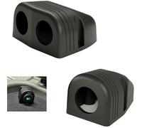 YehVeh 2 Pack Tent Type Panel Replacement Case Cover 1 + 2 Hole Socket for USB Outlet RV Cigarette Lighter Boat ATV Motorcycle Marine Kayak Voltmeter Switches Charger Port DIY