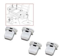YehVeh 4 Pack Rear Seat Card Buckle Clamp Cushion Clips Universal Vehicle Back Seats Fixed Clasp Car Auto Cushion Pad Fastener for Audi A3 A4 A6 Q3 Q5 Volkswagen Buick Chevrolet Toyota