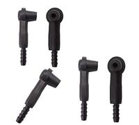 YehVeh 5 Pack Brake Fluid Bleeder Bleeding Connector Adapter Joint for Oil Air Hose Changer Exchange Pipe System Tool Kit Quick Pumping Nipple for Cars Trucks Vehicles Automotive Emptying Pump Replace
