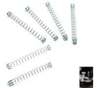 YehVeh 6 Pack Rear Brake Cable Spring Replacement 4 Inch Adjusting Joint Pin Spring Parts for Bicycle ATV Scooter Motorcycle Rear Drum Brake Adjuster Nut Spring Kit