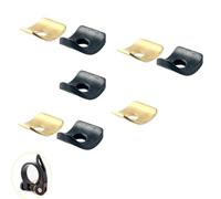 YehVeh 8 Pack Bike Seat Clamps Gasket Replacement Plastic and Copper Curved Washer for Bicycle Seat Post Clamp Bolt Quick Release Tube Fastener Seatpost Collar 28.6mm 31.8mm 34.9mm Spare Parts
