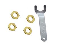 YehVeh TPMS Service Pack Set with Wrench Nut Mounting Anti-Thief Nuts Tool Repair Kit for Tire Pressure Monitoring System External Sensors Monitor