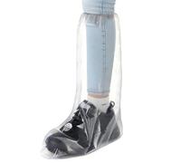 Yeios Waterproof Shoe Covers Disposable for Rain 50 Pack(25 Pairs) Non-Slip Indoor Outdoor Boot Protector Covers 17G per Each Reusable PE Plastic Overshoes for Men and Women X-Large Clear