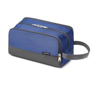 Yeiotsy Boys Toiletry Bag - Kids Travel Dopp Kit with Mesh Pockets, Compact Organizer for Gym, Camping, Hiking (Sapphire)