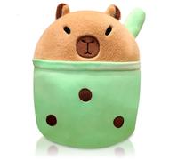 YEIUZPT 20cm Bubble Tea Plush Pillows, Capybara Plush Toy, Cute Boba Plushies Soft Toys, Super Soft Stuffed Toy, Home Decoration Gift Toy for Boys Girls