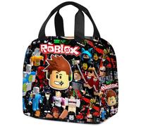 YEIUZPT Robllox Insulated Lunch Bag - Reusable Cooler Meal Bag for School, Work, Picnic, Travel & Beach
