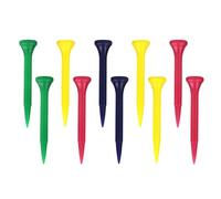 YEJBBUC 10 Count Golf Tee PE Plastic Golf Practice Training Aids Accessories 60mm