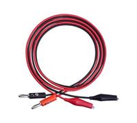 YEJBBUC 2 Pieces Alligator to Banana Plug Electric 1M Alligator Clip to Banana Connector