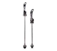 YEJBBUC 2 Pieces Mountain Bike Axle Quick Release Wheel Front and Rear Skewers Black