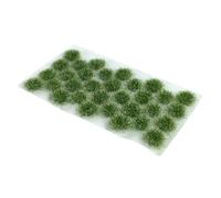 YEJBBUC 39 Pieces Four Seasons Static Grass Tufts 1/35 1:64 1:72 1/100 Wargame Decor Green