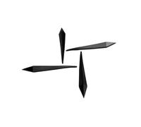 YEJBBUC 4 Pieces Snowboard Stomp Pads Snowboard Traction Stomp Pad for Winter Snowboarding Black 15cm