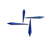 YEJBBUC 4 Pieces Snowboard Stomp Pads Snowboard Traction Stomp Pad for Winter Snowboarding Blue 15cm