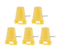YEJBBUC 5 Pieces Walking Toy Movement Wind Up Toy for DIY Projects Creativity Education yellow