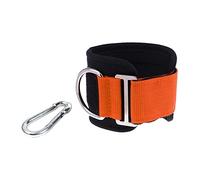 YEJBBUC Ankle Strap Cable Attachment D-Ring Leg Weight Lifting Exercise Orange