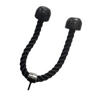 YEJBBUC Cable Attachment Durable Triceps Rope for Strength Training Bodybuilding Gym Double Ended Rope Black
