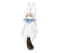 YEJBBUC Cute Cat Plush Backpack Lovey Casual Plush Bag for Children Teens Cat Lovers