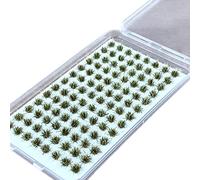 YEJBBUC Grass Tuft Model Diorama Layout for Train Railroad Decor White Green 4x6mm