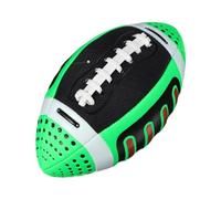 YEJBBUC Kids Rugby Ball Gift Portable Soccer Ball Sports Indoor Outdoor Size 3 Rugby Green 11x22cm