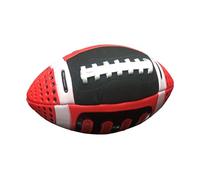 YEJBBUC Kids Rugby Ball Gift Portable Soccer Ball Sports Indoor Outdoor Size 3 Rugby Red 11x22cm