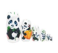 YEJBBUC Matryoshka Dolls Crafts Russian Wooden Nesting Dolls for Home Office Bedroom