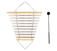 YEJBBUC Meditation Flow Chime Bath Instrument with Mallet for Home Office Meditation 9 Tones