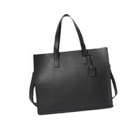 YEJBBUC Mens Tote Bag for Women Men Elegant Handbag for Party Business Birthday Gift Black 41x10x32cm
