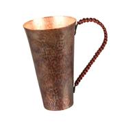 YEJBBUC Pure Copper Mug for Cold Drinks Traditional Beer Mug Copper Cup for Cafe Bar Type G Bronze