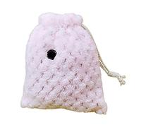 YEJBBUC Sugar Glider Sleeping Bag Pet Supply Portable for Marmosets Winter Hamster Pink 7.09x6.30 In