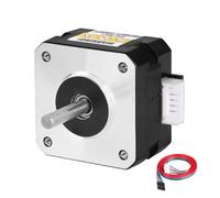 YEJMKJ 0.9° Nema 17 Stepper Motor 2 Phase High Torque 0.17Nm(24.07oz·in) Bipolar 3.6Ω 1.0A 26mm Body 4-Wire Shaft 17mm φ5mm 42 Stepper Motor incl. Cable 1M for 3D Printer DIY Robot CNC Machine