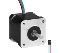 YEJMKJ 0.9° Nema 17 Stepper Motor 2 Phase High Torque 0.32Nm(45.32oz·in) Bipolar 1.3A 2.5Ω 42x39mm 4-Lead Shaft 22mm φ5mm 42 Stepper Motor with Cable 1M for 3D Printer DIY Robot CNC Machine
