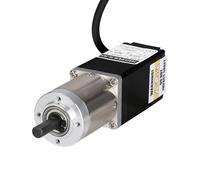 YEJMKJ 19.19:1 Geared Nema 11 Stepper Motor with Integrated Planetary Gearbox 2 Phase 1.8 ° 11Ncm(15.58oz·in) High Torque Bipolar 7Ω 1.0A 88mm 4-Lead Shaft 18mm φ6mm Cable 1M 3D Printer DIY CNC