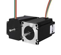 YEJMKJ Dual Shaft Nema 23 Stepper Motor High Torque 1.8 ° 2 Phase Unipolar Bipolar 2.1A 1.2Ω 82mm 8-Wire Dual Shaft φ6.35mm 57 Step Motor with Cable 1M for CNC Mill 3D Printer DIY Robot
