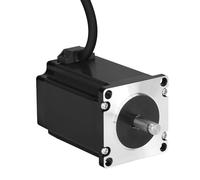 YEJMKJ Nema 23 Stepper Motor 2 Phase 1.8 ° 2.2Nm(311.55oz·in) High Torque Bipolar 82mm 0.6Ω 4.0A 4-Wire Shaft 21mm φ8mm 57 Stepper Motor Cable 1M for CNC Mill Lathe 3D Printer DIY Robot.